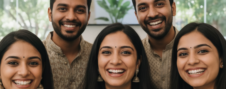 happy people after smile design and smile makeover