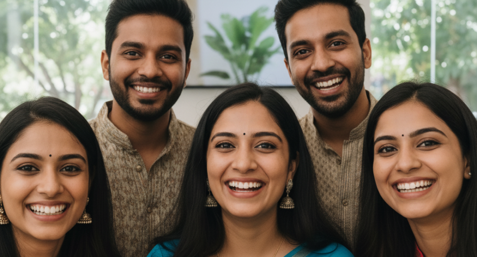 happy people after smile design and smile makeover